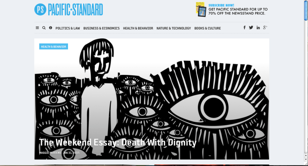 Paciic Standard home page